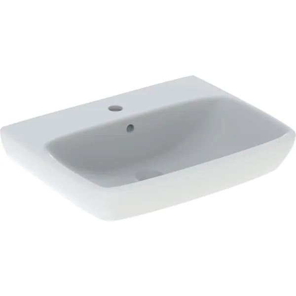 Geberit Lavabo 600x460mm Selnova Square 500.300.01.7 Bela