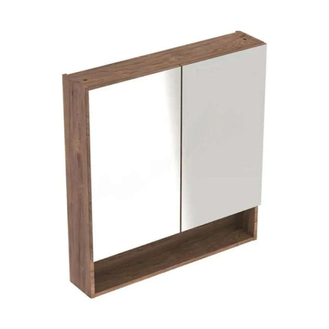 Geberit Selnova Square 60 ormarić sa ogledalom orah