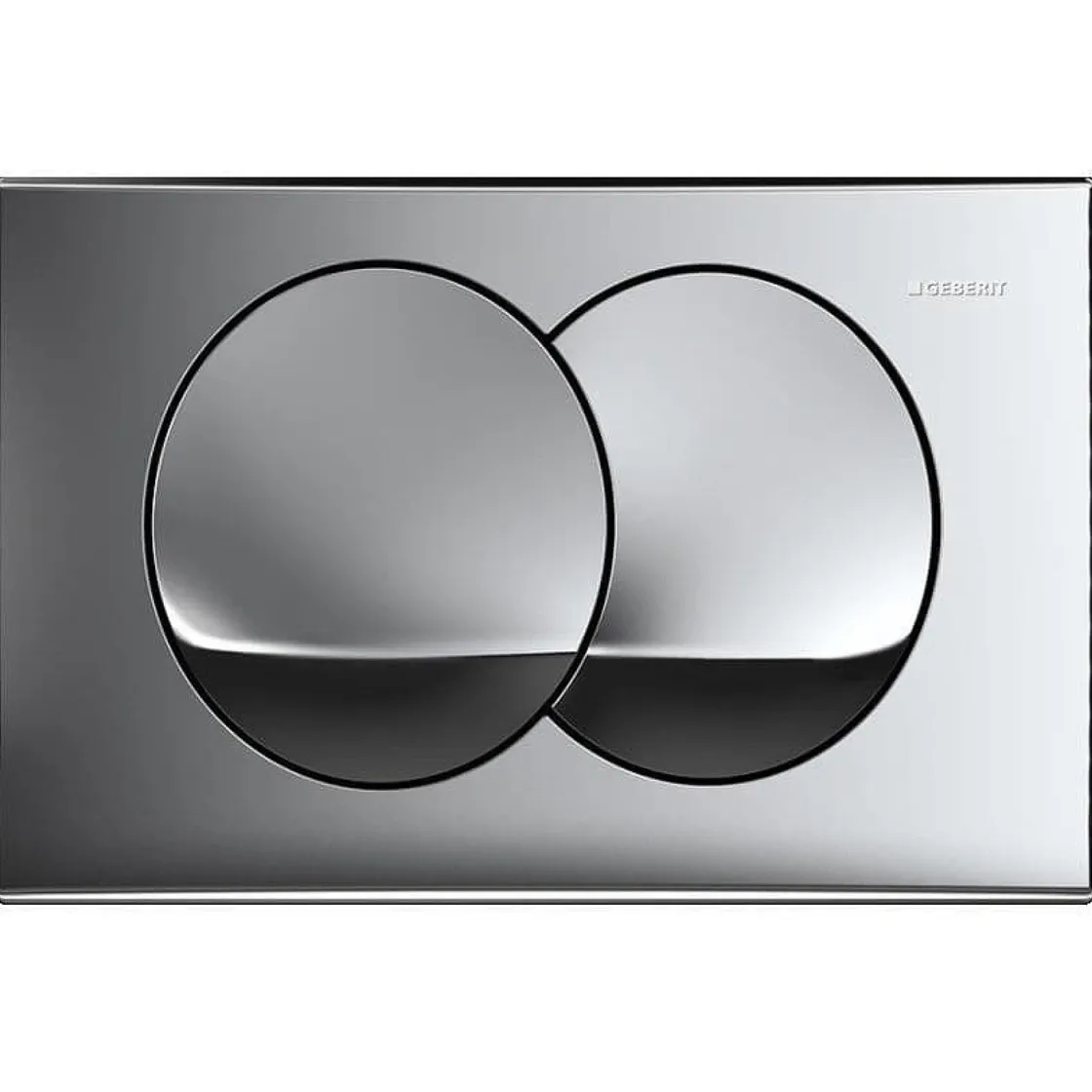 Geberit tipka 2/2 sjaj Delta20 Hrom
