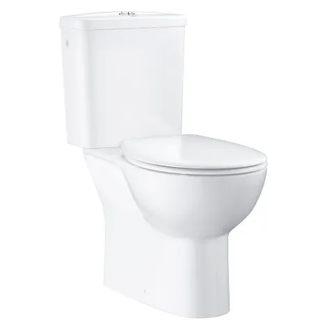 Grohe Bau Ceramic Monoblok Rimless Simplon, sa Soft close daskom 39346000 Bela