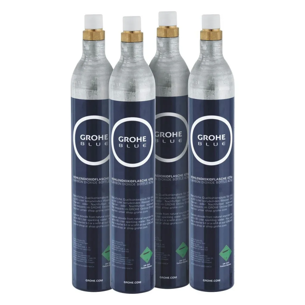 Grohe BLUE CO2 Starter kit 4x 425g boce Hrom