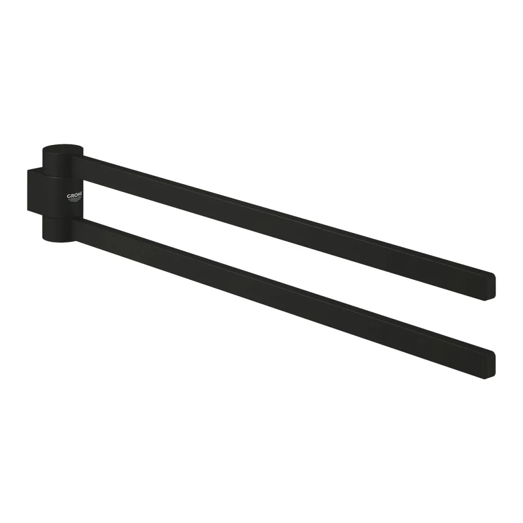 Grohe Selection držač peškira DUPLI POKRETNI Phantom Black 41219KF0 Crna