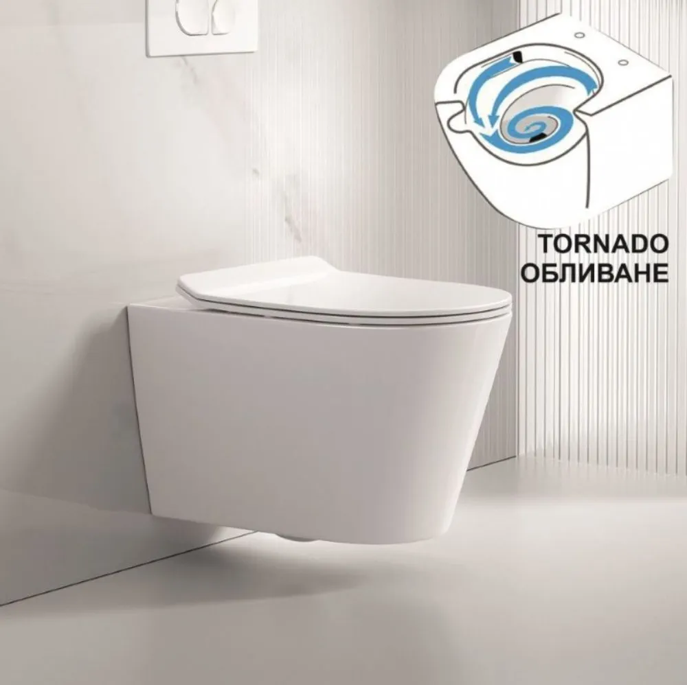 Inter Ceramic Konzolna wc šolja tornado