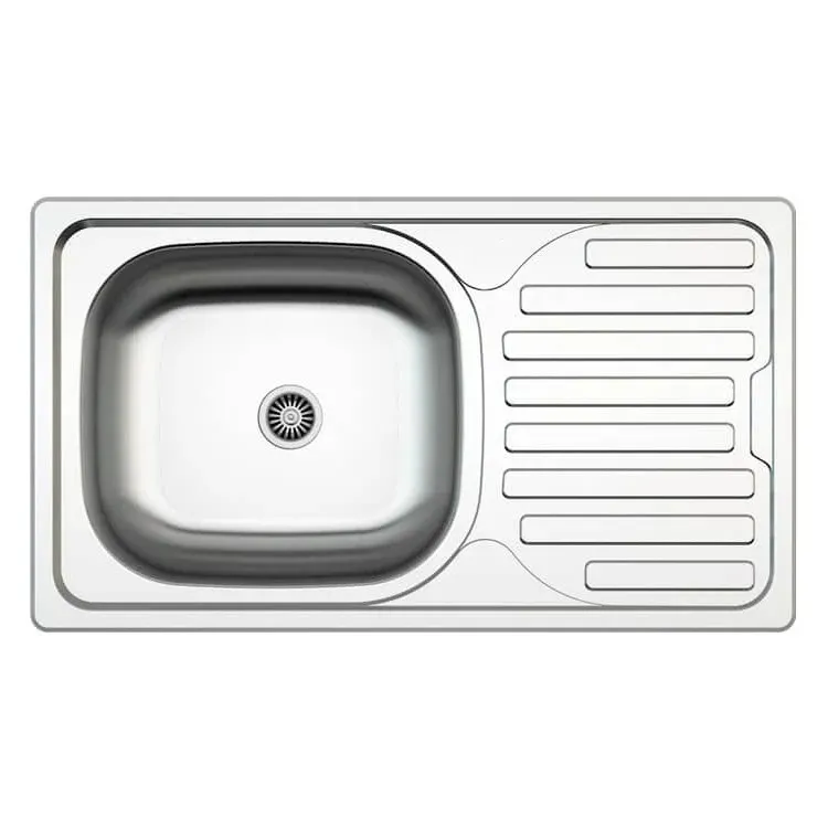Kando Inox sudopera AS07 0,6mm mat nadgradna Hrom