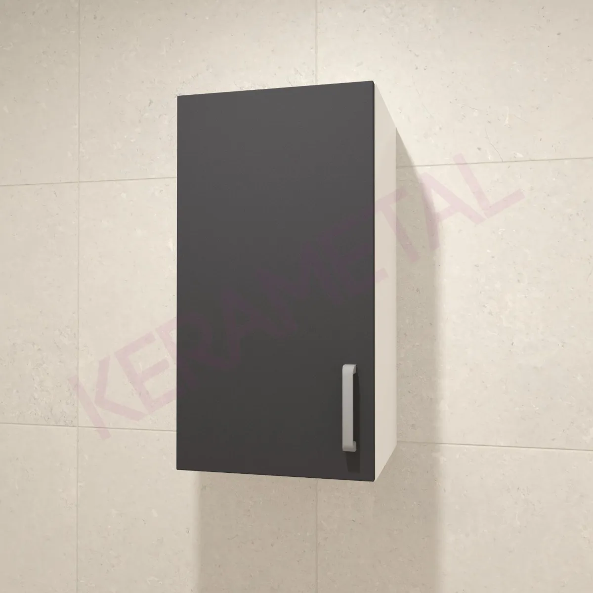 Kolpa ormarić Evelin E 702mm Gray/Antracite 574040 Siva