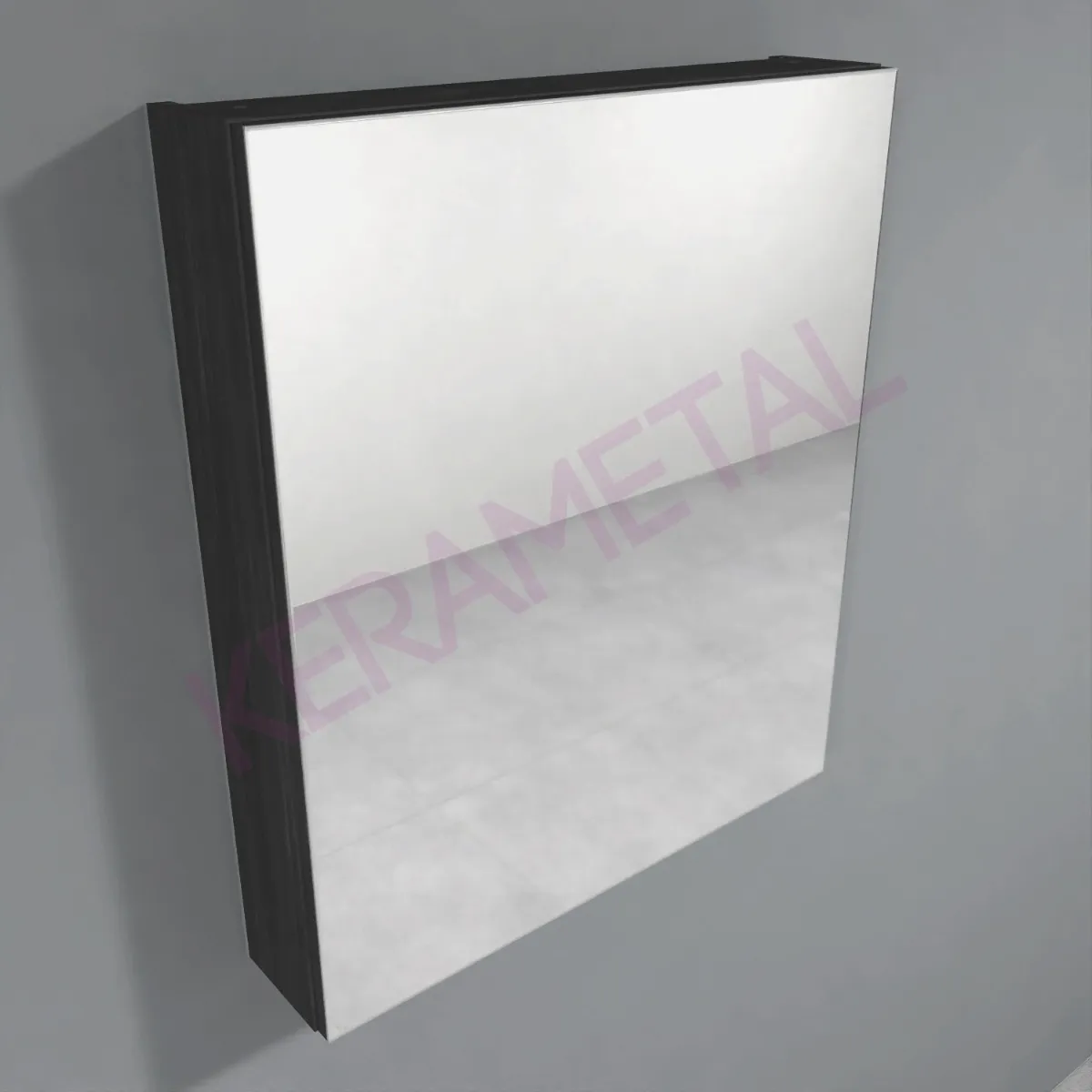Kolpa ormarić Naomi TON 60cm Dark concrete 546730 Crna