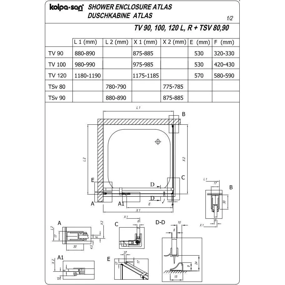 Kolpa TV Atlas 100/K-L BRILL