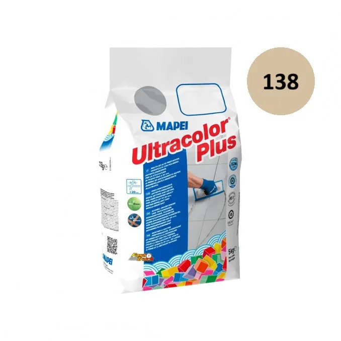 Mapei Ultracolor Plus 138 Badem 5 kg Bež
