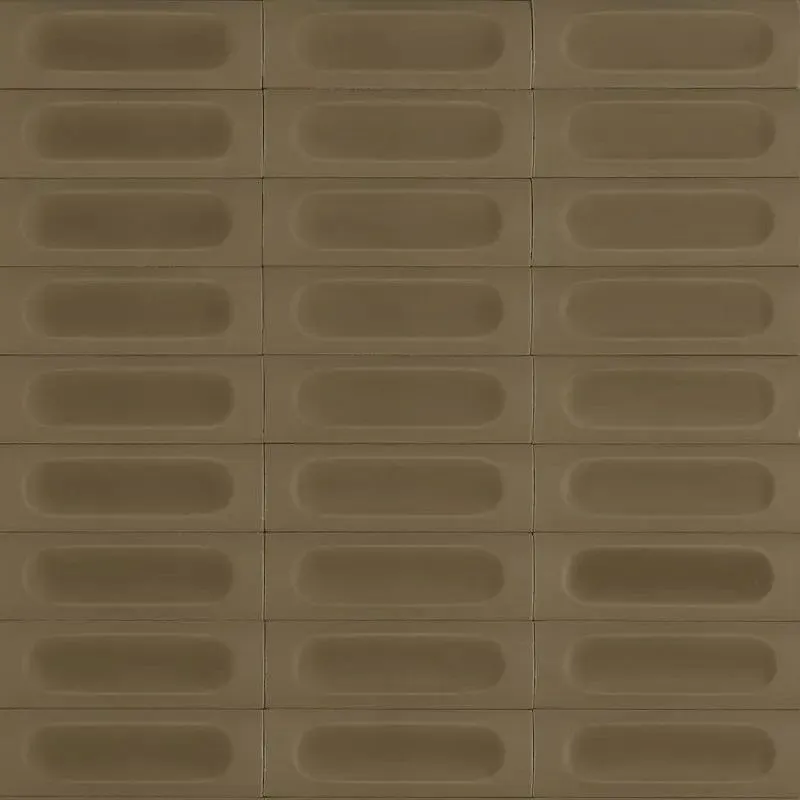 Marazzi Confetto Kaki STR. 3D Savoiardo 5x15cm MEUZ Siva 5x15