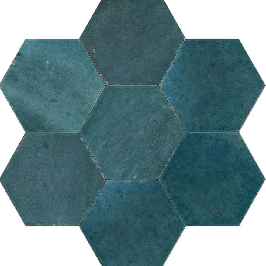 Marazzi Lume Esagona Blue Lux 21X18.2 MFFF Plava