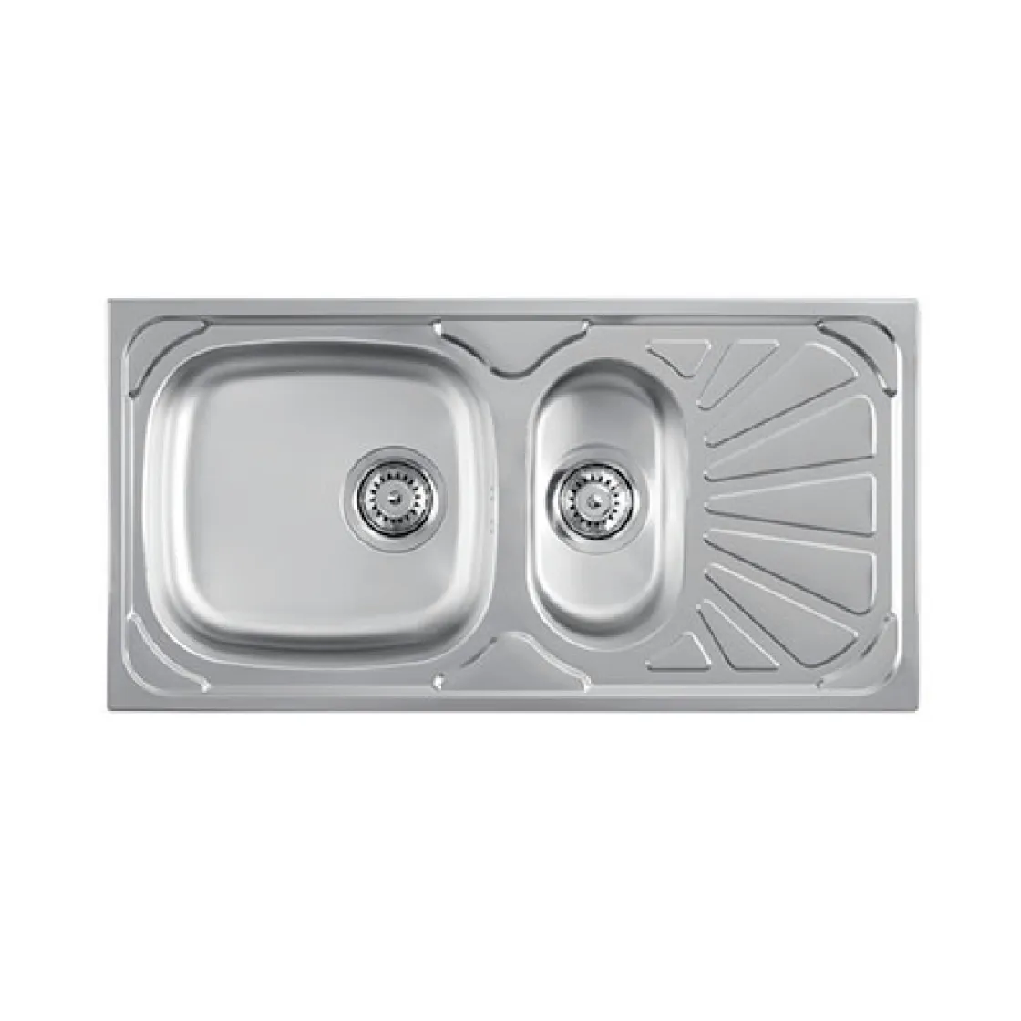 Metalac Luna 1.5D Inox fi90 860x435 Hrom