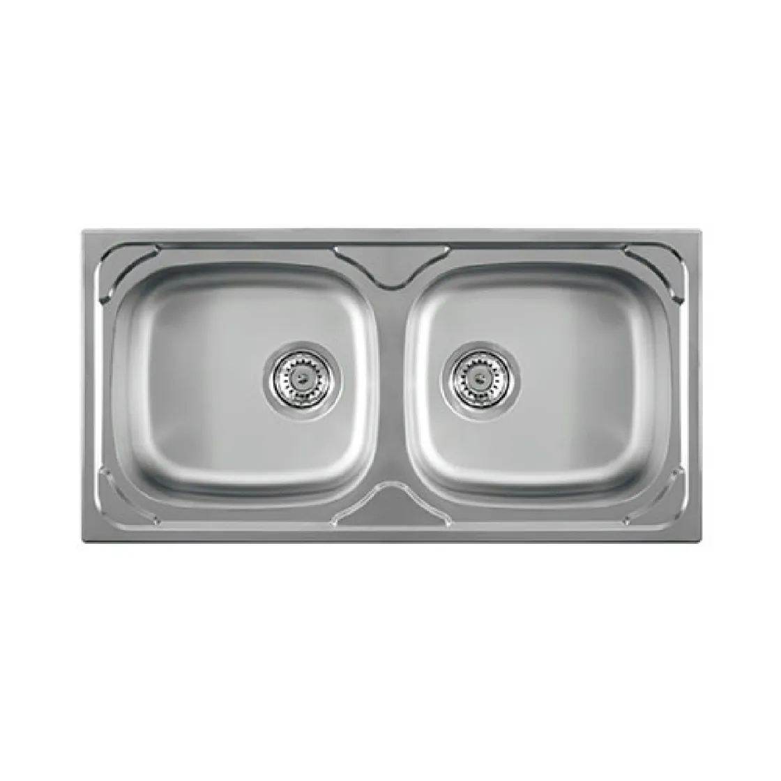 Metalac Luna 2D inox,fi90 860x435 Hrom