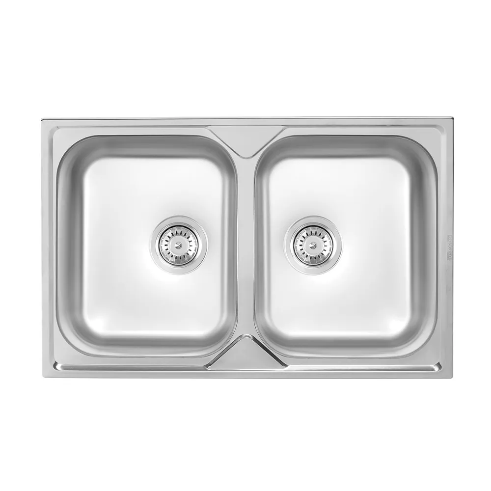 Metalac Nera PRAKTIK 2D Inox fi90 790x500 Hrom