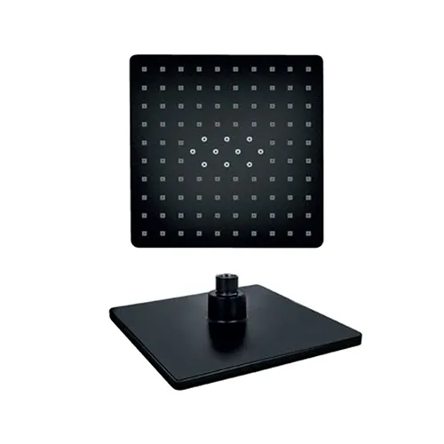 Rosan tuš ruža DARQ 210x210mm Crna