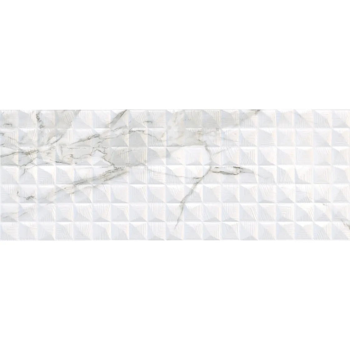 Zorka Marble Statuario Cubic 30x80 10mm Bela
