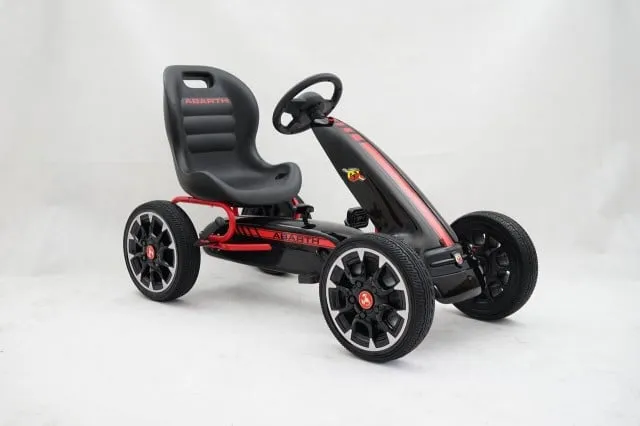 Abarth Licencirani Karting - Formula na pedale sa mekim gumama - Crni ( BJ 9388 )