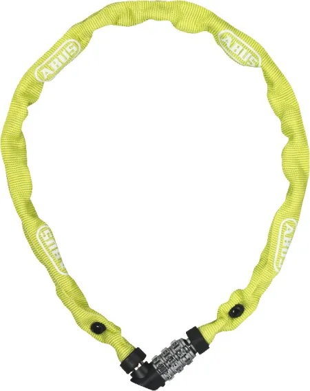 Abus brava chain lock 1200/110 web,lime ( 57657LM )