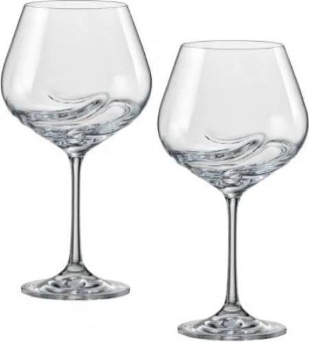 Čaše za vino 1/2 turbulence bohemia kristal ( 106115 )