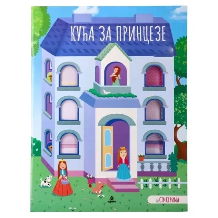 Agato sticky knjiga sa stikerima kuća za devojčice ( 718207 )