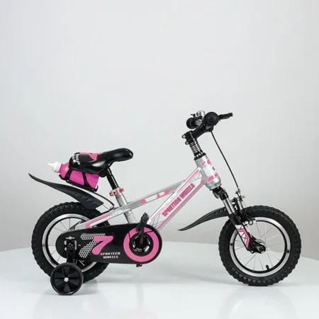 Aiar Bicikl za decu 714-12 - sivo/roze