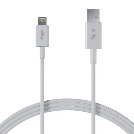 Allity AUC-03 kabal (USB-A -Lightning) 1m 2,4A beli ( 21362 )