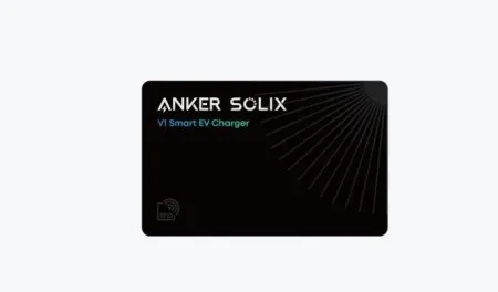 Anker solix solix ev charger rfid card