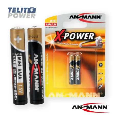 Ansmann alkalna baterija 1.5V X-POWER LR08 / AAAA Ansmann blister 2 ( 2093 )