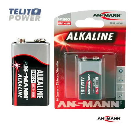Ansmann alkalna baterija RED 9V 6LF22 / E-Block ( 4052 )