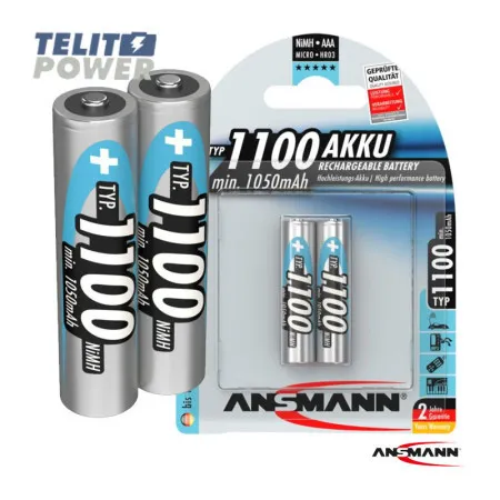 Ansmann punjiva NiMH 1.2V 1100mAh AAA / HR03 Tip 1100 ( cena po komadu ) ( 4196 )