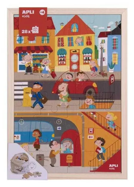 Apli drvene puzzle - Grad ( 17198 )