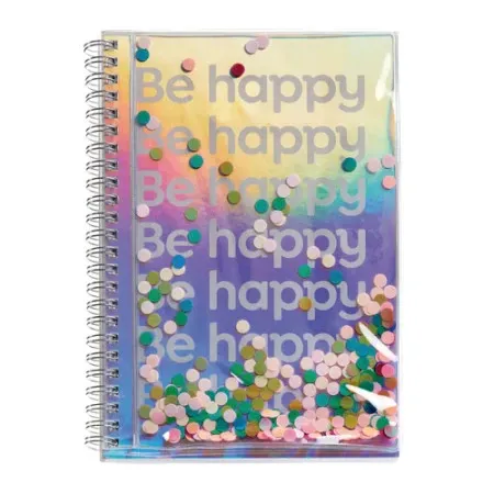 Apli rokovik A5 sa spiralom - be happy ( MR1387 )