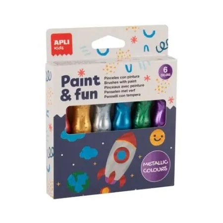 Apli Tempere četkica - Metalik boje ( 19911 )