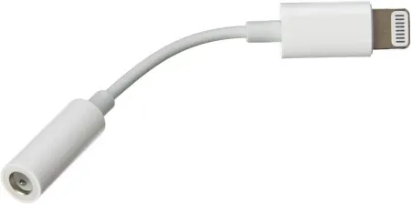 Apple Stereo adapter 3,5mm/Lightning bela ( 55013 )