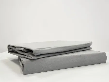 Čaršav Flanel 140x200cm+25cm Light grey ( VLK000216-lightgrey )