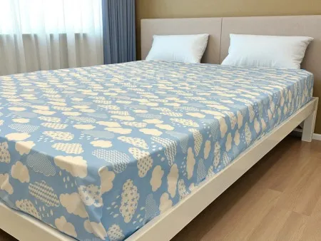 Čaršav Ranforce 220x240cm bez lastiša dezen Oblak ( VLK000535-oblak )