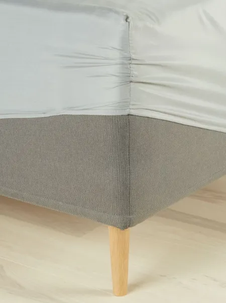 Čaršav sa lastišem mikro 180x200x25 sivi