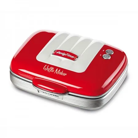 Ariete AR1973RD party time, aparat za vafle crveno beli