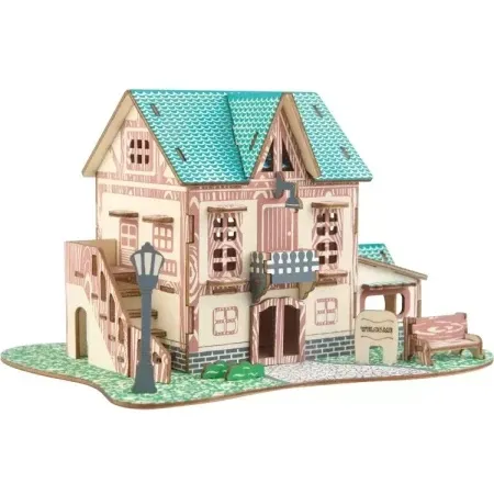Čarolijashop 3d drvena slagalica - RETRO HOTEL ( 1257)