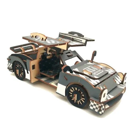 Čarolijashop 3d drvena slagalica - Trkački automobil ( 212)