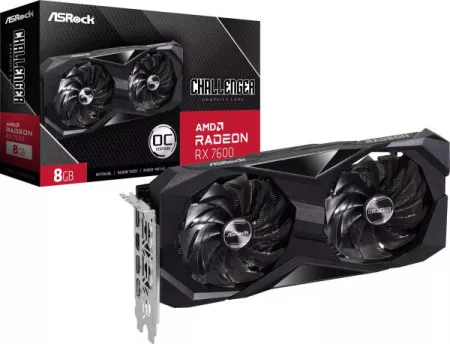 ASRock radeon RX7600 challenger 8G OC grafička kartica