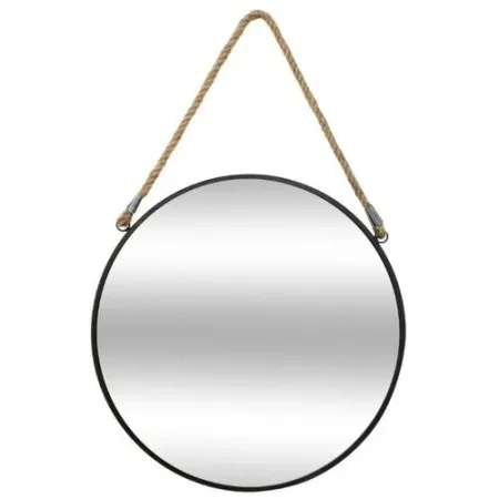 Atmosphera ogledalo 38x3cm metal/staklo crna ( 121409a )