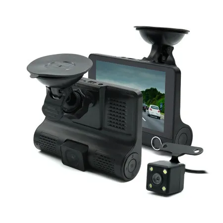 Auto kamera t655 triple camera crna ( K177 )
