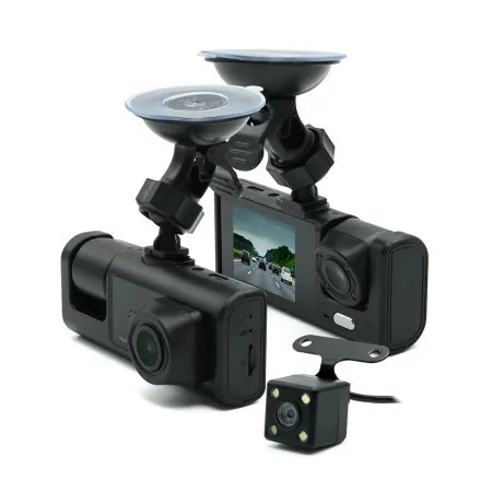 Auto kamera t717 triple camera crna ( K184 )