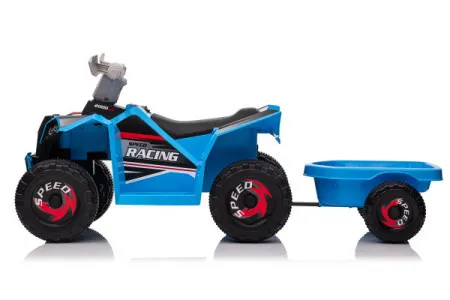Auto sa prikolicom na baterije atv plavi ( TS-039AT-PL )