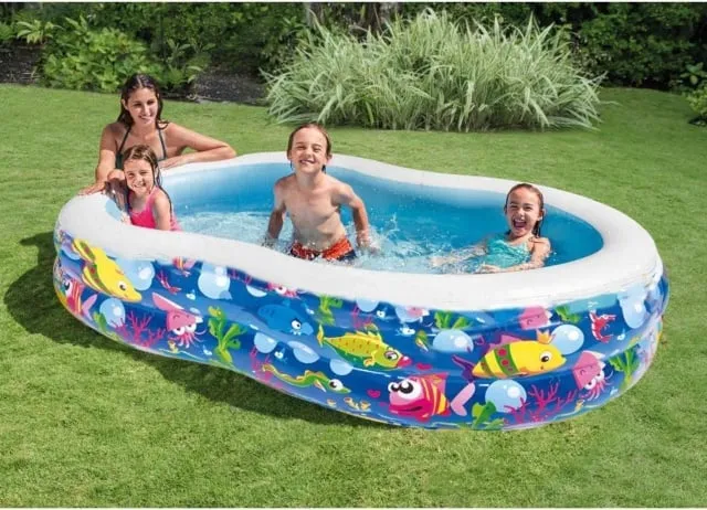 Avenli Bazen 175x109x46cm sa motivom ribica