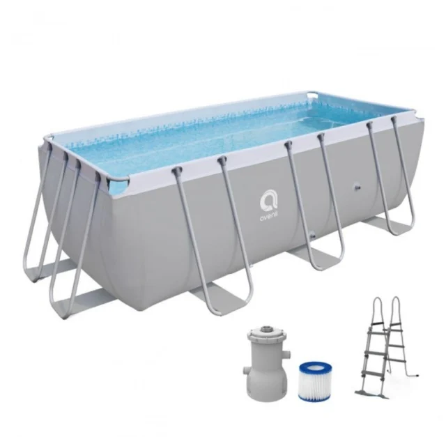 Avenli Porodični bazen 400x200x99 SET sa merdevinama, pumpom, čeličnom konstrukcijom