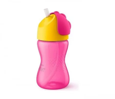 Avent magicna solja sa slamkom 300ml 12m+ 1998 - pink ( SCF798/02 )