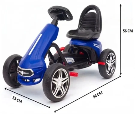 Baby karting mini na pedale y-pc086 plava ( 608604P )