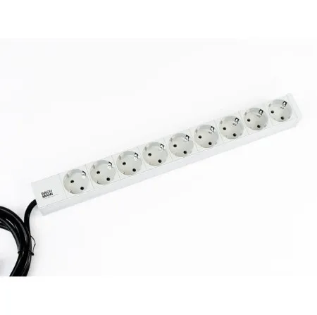 Bachmann PDU Basic ALU 19" 1U 9xšuko, 16A, kabl 2m ( 333.401 )