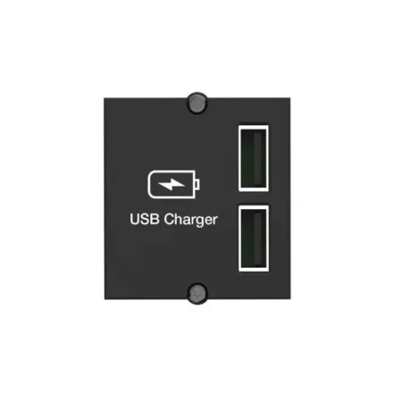 Bachmann USB ugradni modul A/A 15W Double charger, 5V/2,4A ( 917.224 )